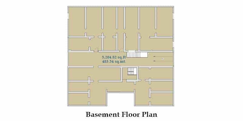 Pune Shop Basement floor plan
