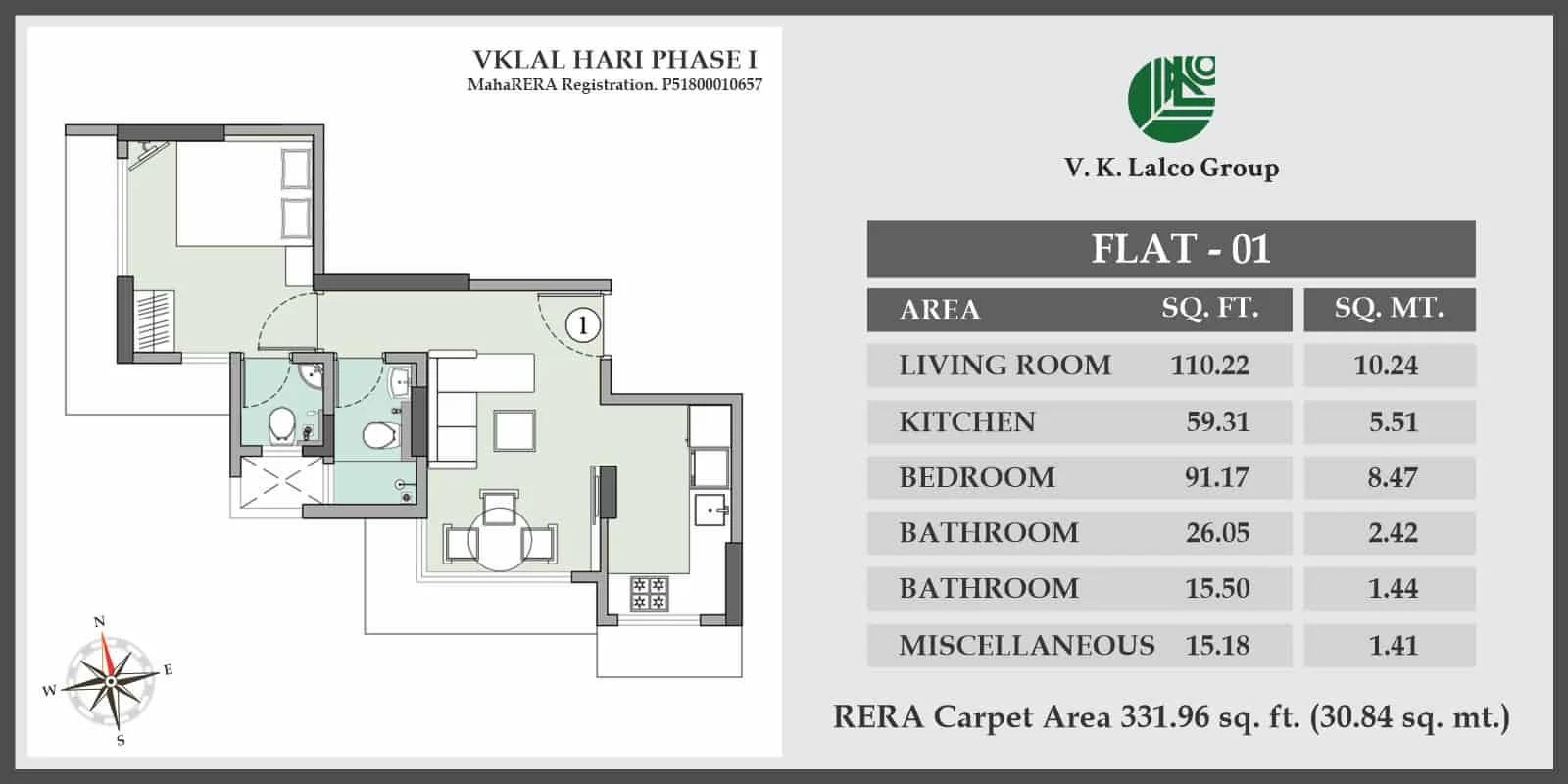 VKLAL HARI Flat 01